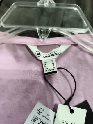 Camisa Cortefiel rosa talla XXL