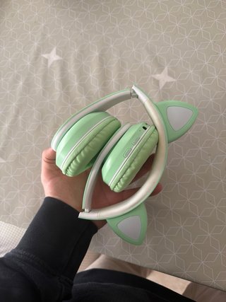 Auriculares Bluetooth con Orejas de Gato
