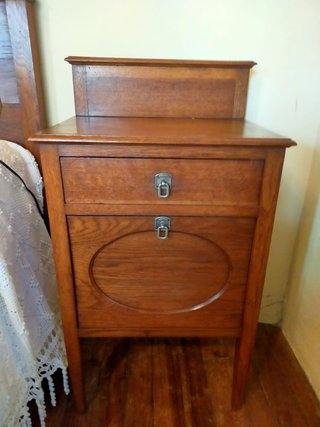 Dormitorio antiguo roble art deco 1920