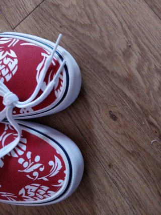 Zapatillas Vans Hombre Rojas Blancas oferta 2por 1