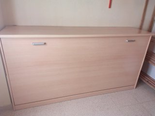 Mueble cama abatible con colchón