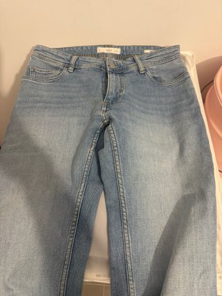 Vaqueros Mango Hombre Azul