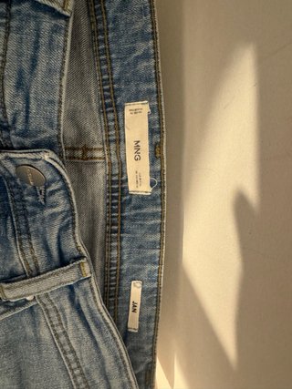 Vaqueros Mango Hombre Azul