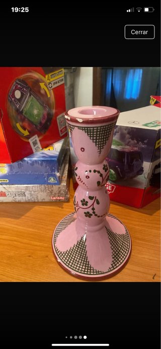 Portavelas rosa Anthropologi edición limitada