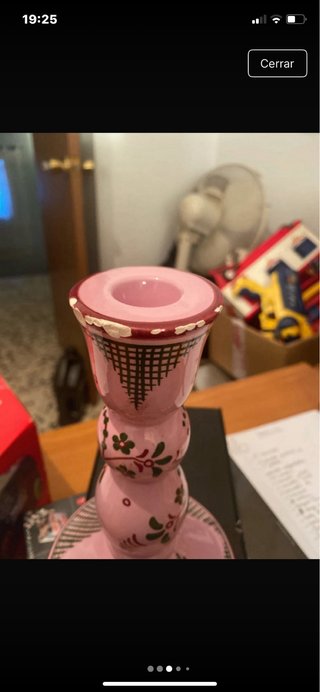 Portavelas rosa Anthropologi edición limitada