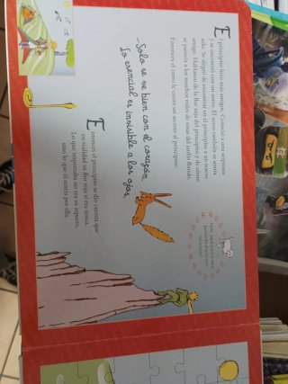 El Principito libro con puzzles
