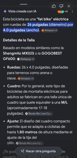Bicicleta Eléctrica Shengmilo Fat Bike