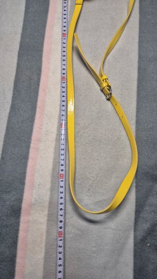 Bolso Parfois Amarillo Charol Mini Bag Y2K