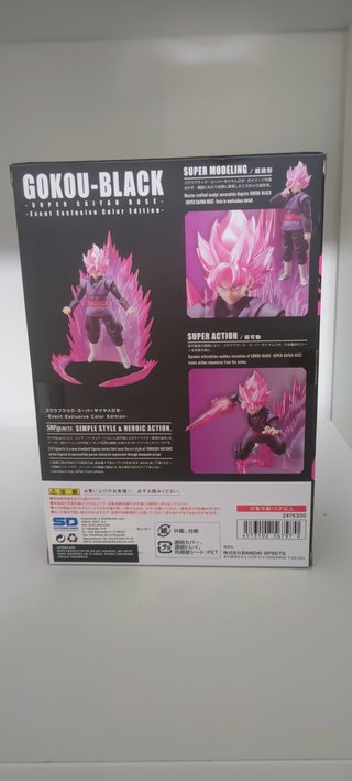 Figura SH Figuarts Goku Black Super Saiyan Rose