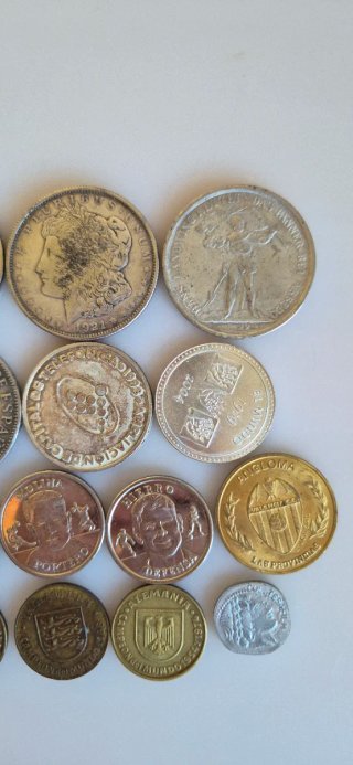 Lote réplicas monedas antiguas