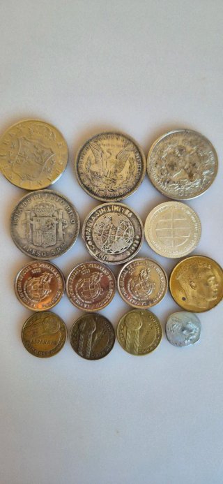 Lote réplicas monedas antiguas