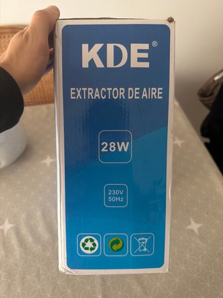 Extractor de aire KDE 290x290mm