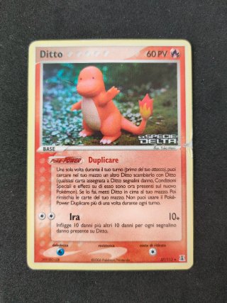 Carta Pokemon Ditto DS 37 EX Specie Delta Ita