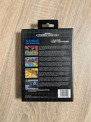 Lote Sonic 1 y 2 Sega Mega Drive