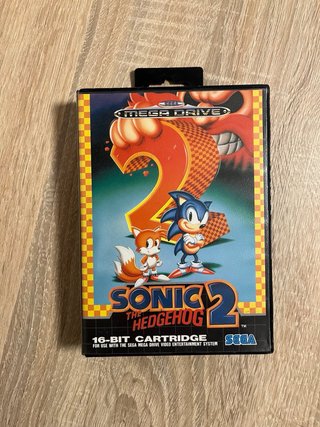 Lote Sonic 1 y 2 Sega Mega Drive