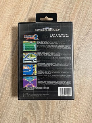 Lote Sonic 1 y 2 Sega Mega Drive
