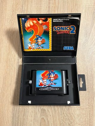 Lote Sonic 1 y 2 Sega Mega Drive