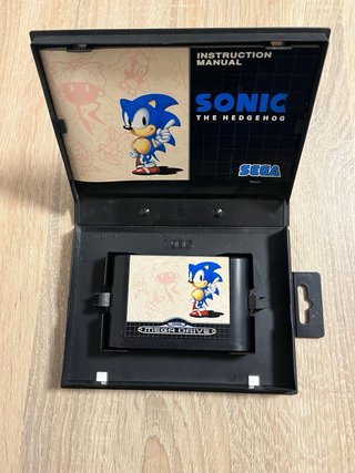 Lote Sonic 1 y 2 Sega Mega Drive