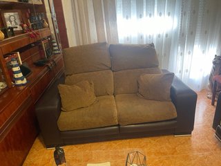 Juego de sofás 2 plazas 1.70m asiento deslizable