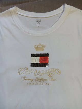Camiseta Tommy Hilfiger Mujer Lentejuelas
