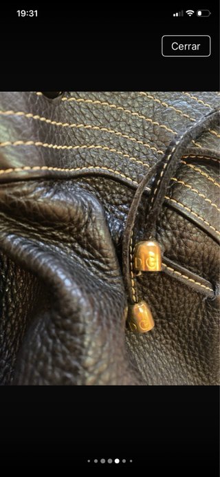 Borsa nera Dolce & Gabbana in pelle testurizzata