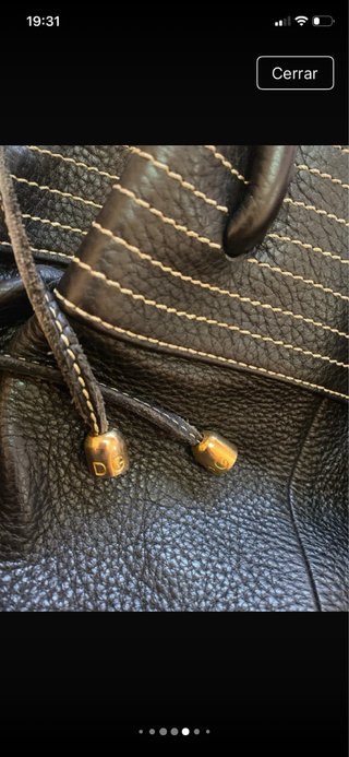 Borsa nera Dolce & Gabbana in pelle testurizzata