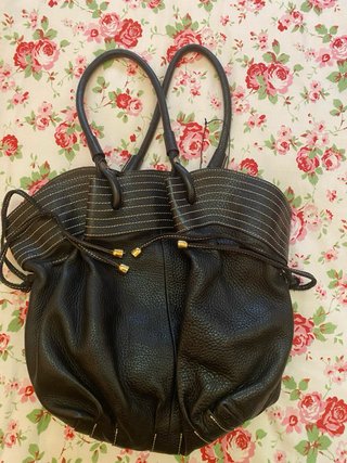 Borsa nera Dolce & Gabbana in pelle testurizzata