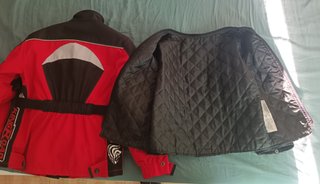 Chaqueta moto cordura niños con protecciones