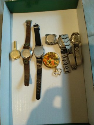 Conjunto 7 relojes mecánicos mujer