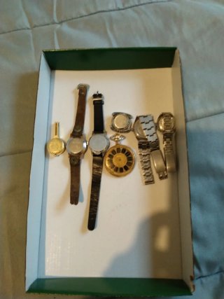 Conjunto 7 relojes mecánicos mujer