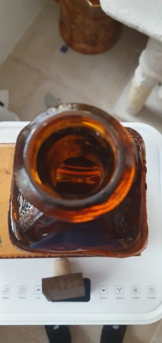 Licorera Vintage Cuero Repujado Taurino