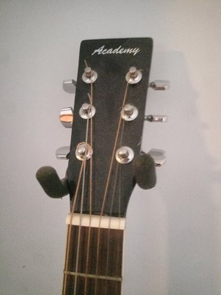 Guitarra Acústica Enchufable Negra