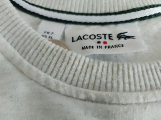 Sudadera Lacoste Blanca + REGALO