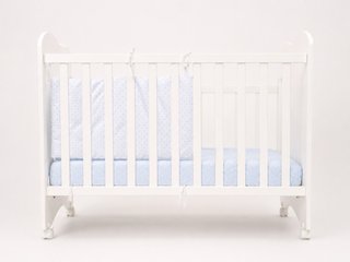 Cuna Micuna Blanca con Colchón Visco Antiácaros
