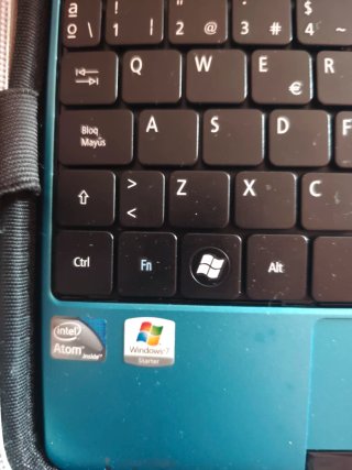 Portatile Acer Aspire One Blu/Verde