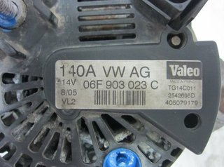 Volkswagen 1352166 alternador 06f903023c golf plus