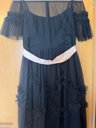 Vestido de fiesta Needle&Thread negro