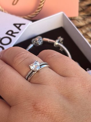 Conjunto Pandora Cruz corazon