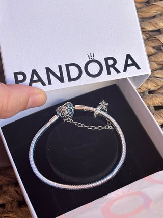 Conjunto Pandora Cruz corazon