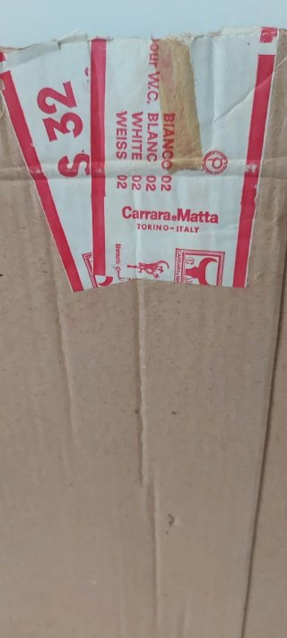 Copriwater bianco in plastica