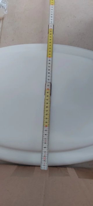 Copriwater bianco in plastica