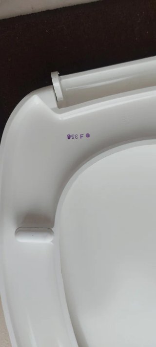 Copriwater bianco in plastica