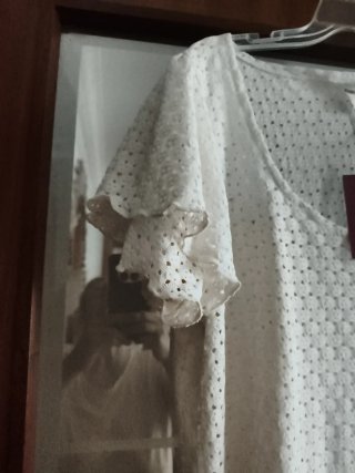 Camisa blanca calada