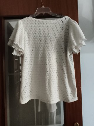 Camisa blanca calada