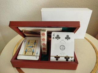 Estuche Naipes Bridge COMAS Barcelona 1981 - NUEVO