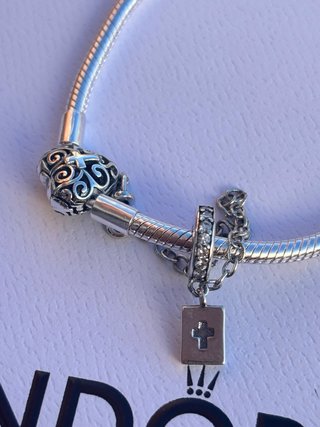 Pulsera Pandora Corazón Plata