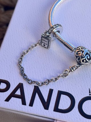 Pulsera Pandora Corazón Plata