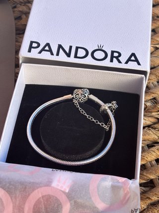 Pulsera Pandora Corazón Plata