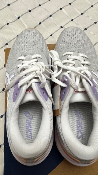 Zapatillas Asics Mujer Morado Blanco