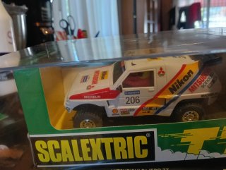 Scalextric Mitsubishi Dakar Nikon Slot 206